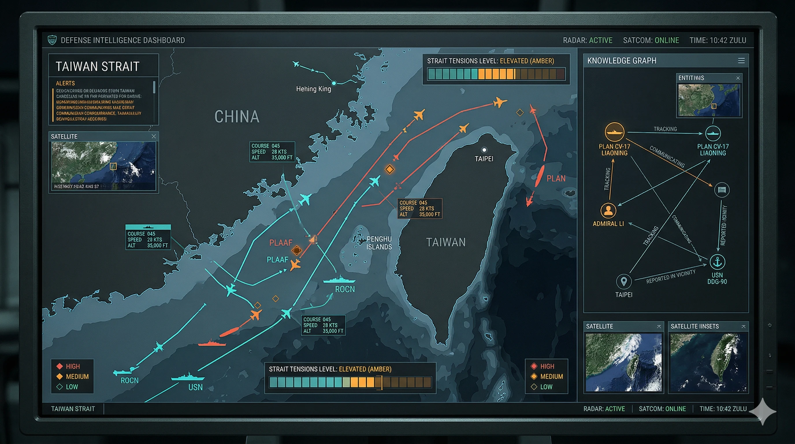 戰術顯示介面 / Military Tactical Display